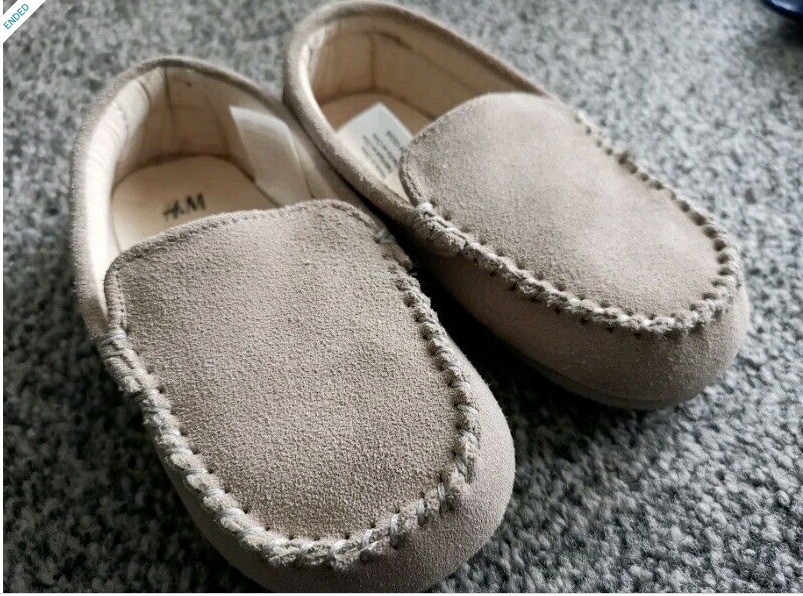 boys cream loafers
